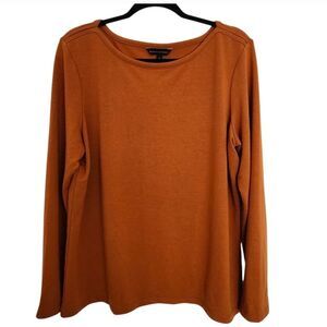 Banana Republic Women's Long Sleeve Rust Color Top Size XL